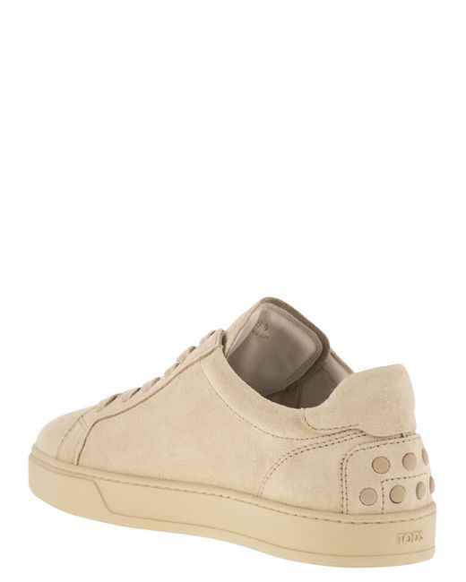 Tod's Brown Suede Leather Trainers