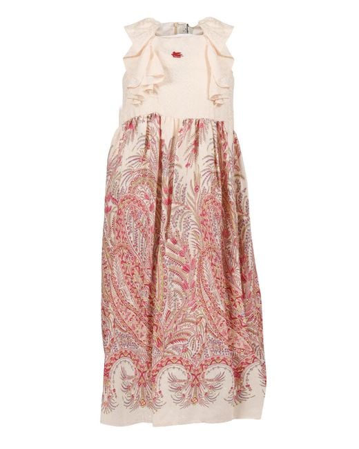 Etro Pink This Is The E.T.R. Wooden Dress