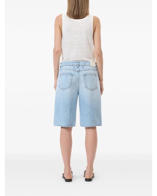 Closed Blue Denim Cotton Shorts