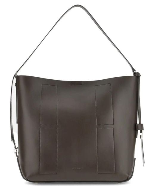 Hogan Black Hocket Medium Hobo Bag
