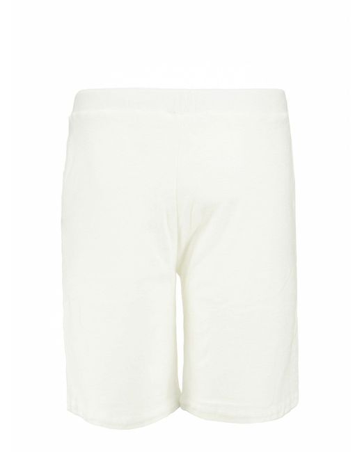Majestic White Majestätische Baumwoll- und Modale Bermuda -Shorts