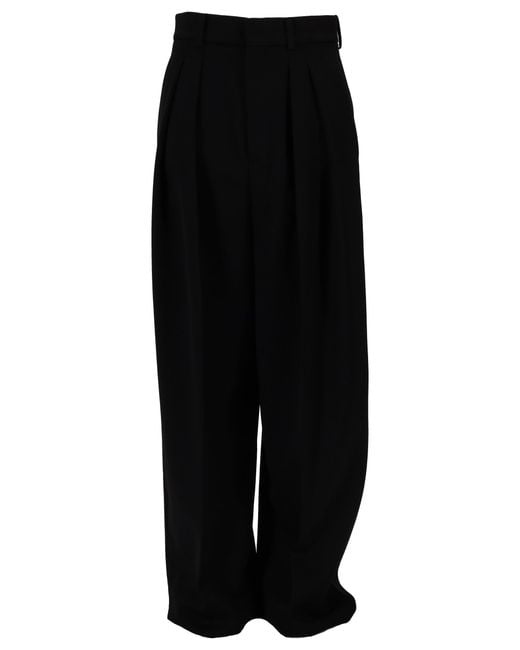 Saint Laurent Black Straight Trousers Pr12