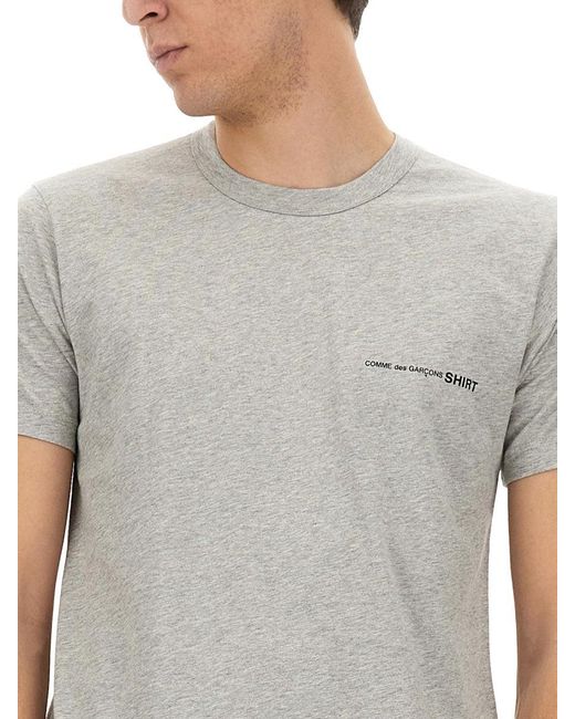 Comme des Garçons Gray T -Shirt mit Logo