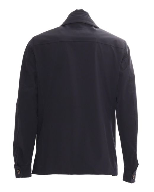 Moorer Blue Volmer Kn Jacket