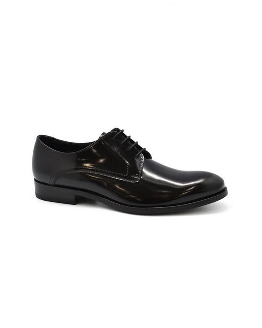 ALBERTO Black Lace Up Shoes