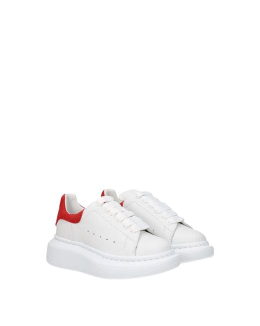Alexander McQueen White Alexander Mc Queen Gift Ideas Sneakers Kids Leather