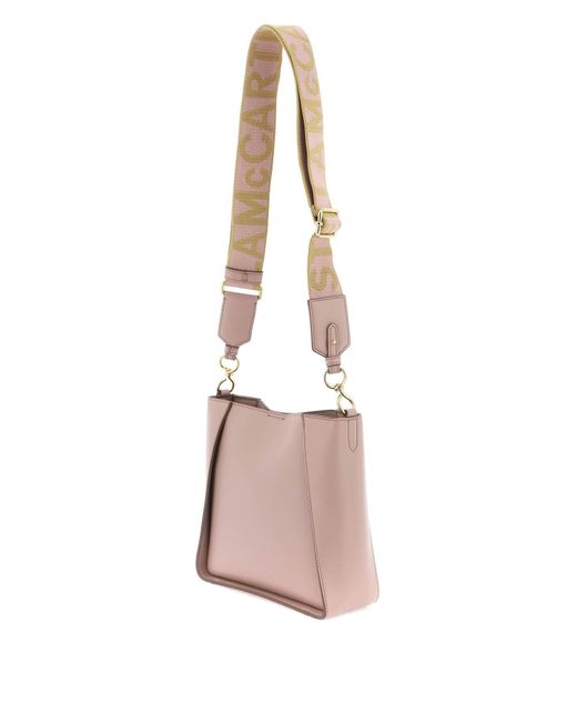 Stella McCartney Stella Mc Cartney Crossbody Bag Met Geperforeerd Stella -logo in het Pink