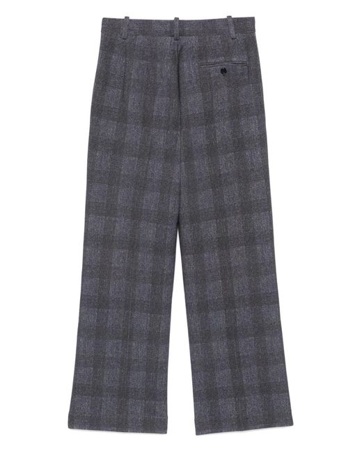 Circolo 1901 Blue Cotton Trousers