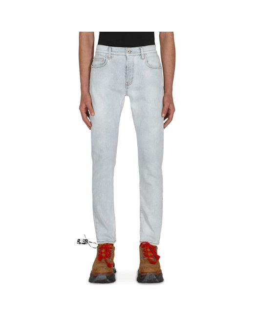 Off-White c/o Virgil Abloh Gray Skinny Jeans for men