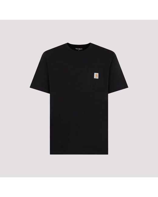Carhartt Black Cotton Pocket T-Shirt