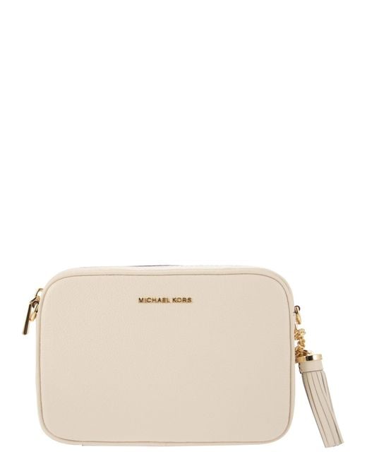 Ginny Leather Offere di Michael Kors in Natural