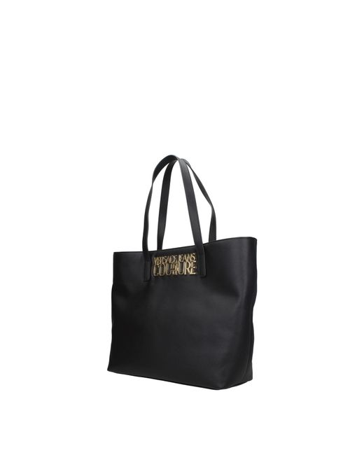 Versace Jeans Black Couture Shoulder Bags Polyurethane