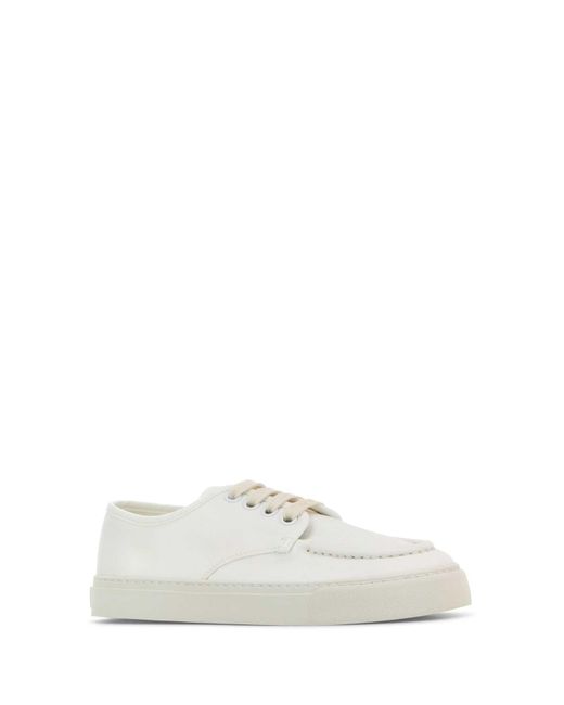 Prada White Lace Up for men