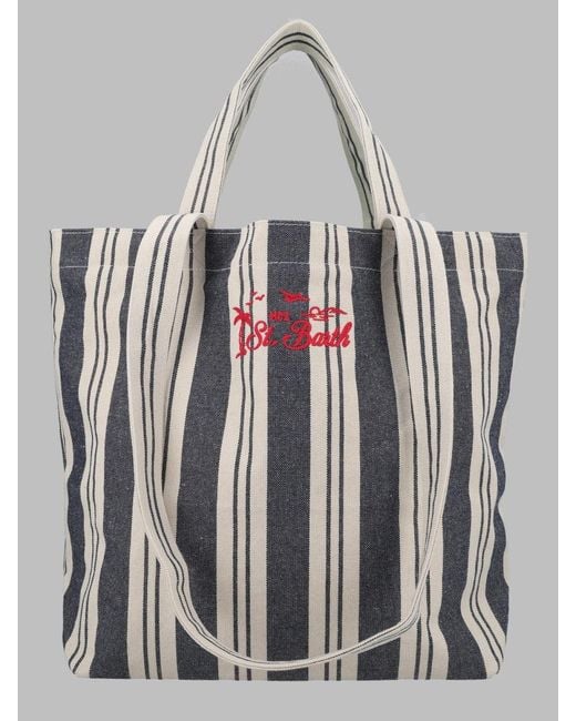 Mc2 Saint Barth Gray Essential Handbag Tote for men