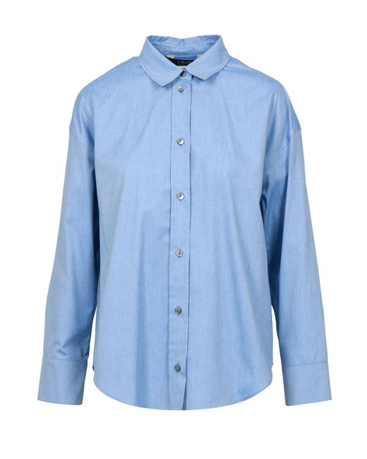 Max Mara Overhemden Helderblauw in het Blue