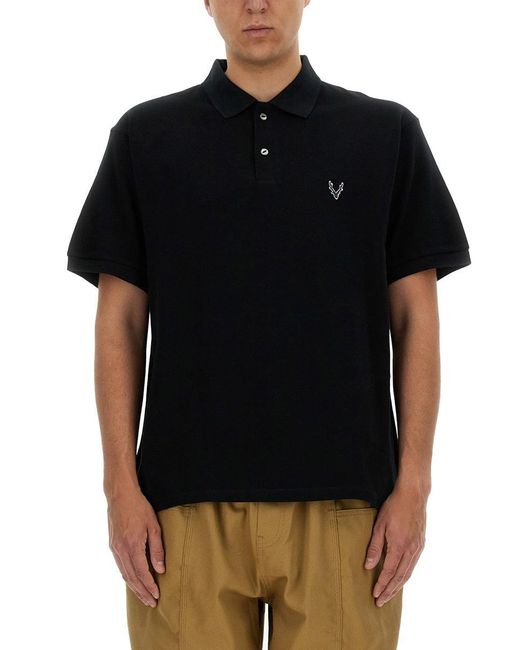 South2 West8 Baumwollkolo in Black für Herren