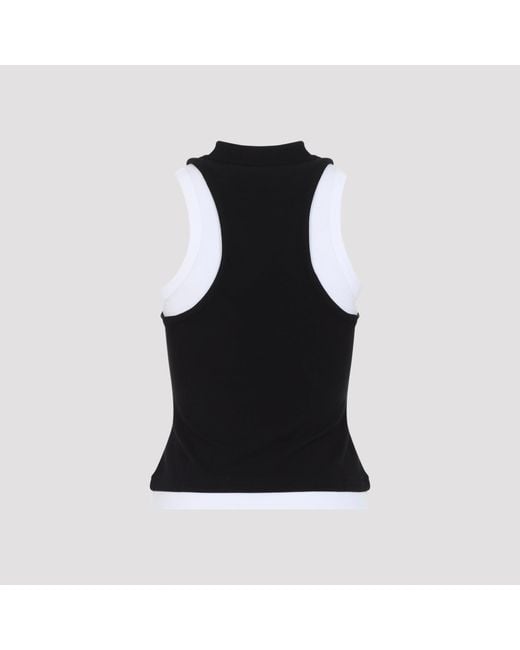 Versace Black Vintage Tank Top