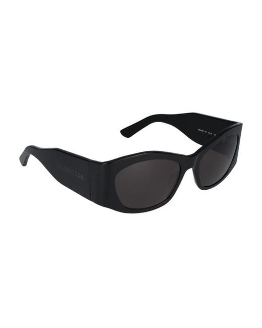 Balenciaga Zonnebrillen Bb0329 S 001 Zwart Zwart Grijs /18/135 in het Black voor heren