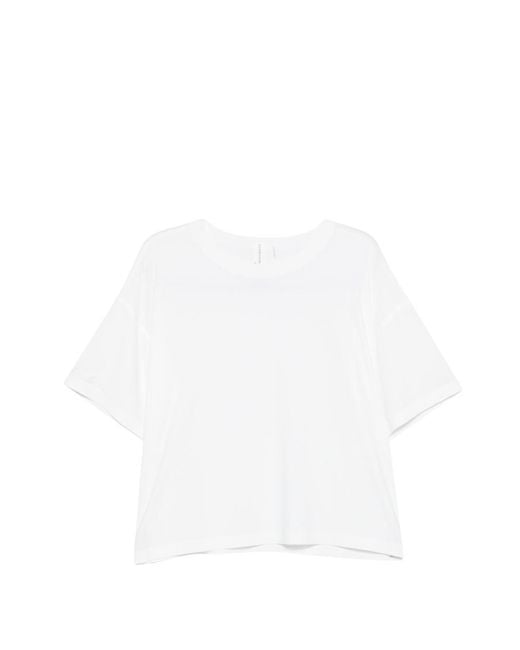 Norma Kamali White Short-Sleeves Top