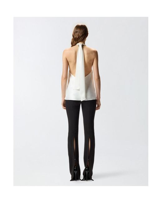 Rosa blanco Pinko de color White