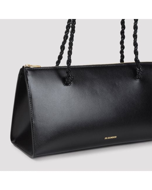 Jil Sander Black Tangle Tent Bag