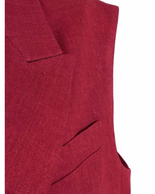 Max Mara Red Vest