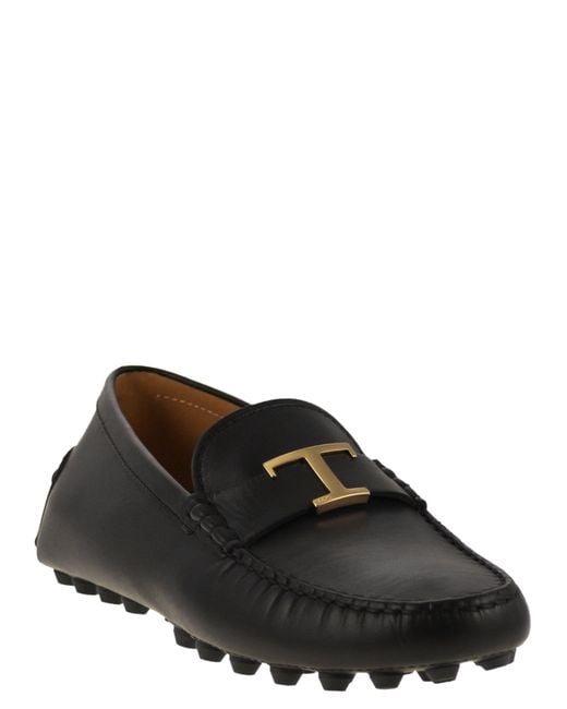 Tod's Black Bubble T Timeless Leather