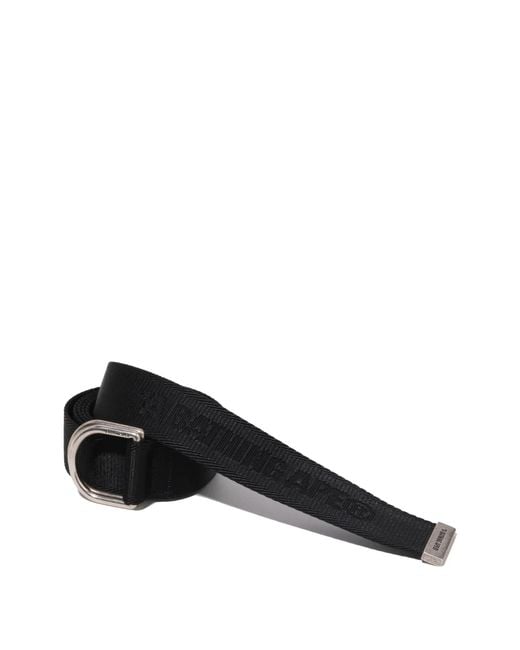 A Bathing Ape Black Bathing Ape Logo Jacquard Nylon Belt M
