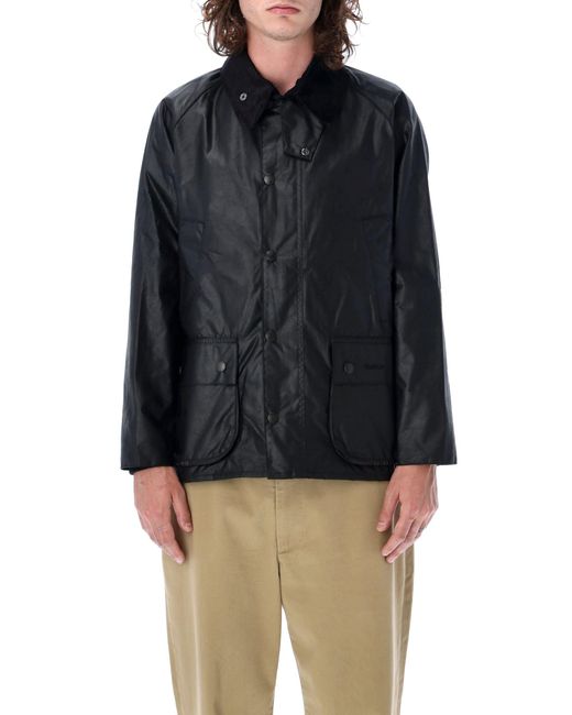 Barbour Blue Bedale Waxed Cotton Jacket