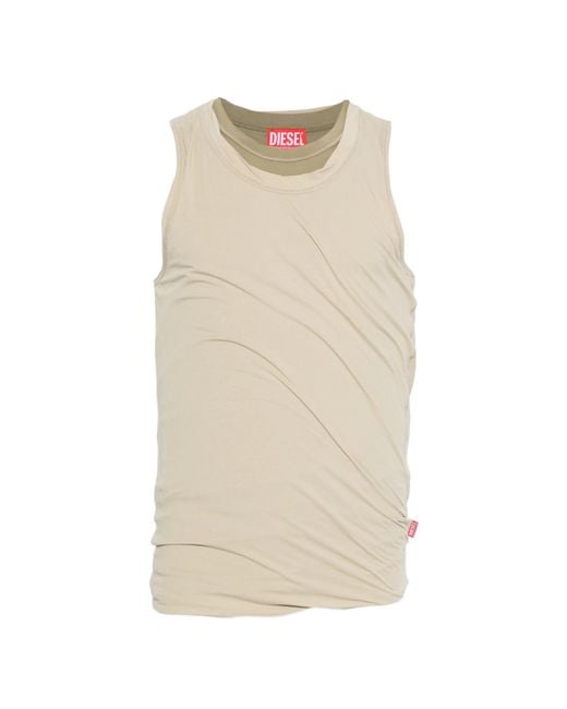 DIESEL Natural T Dred Plain Top