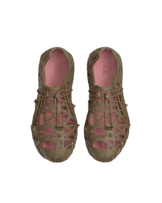 Sandales en caoutchouc Cosmo Dior pour homme en coloris Brown