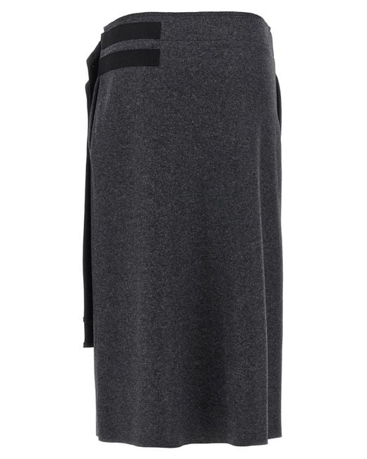 Jil Sander Gray '157' Skirt