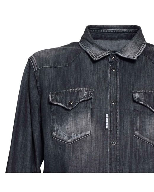 DSquared² Overhemden in het Blue
