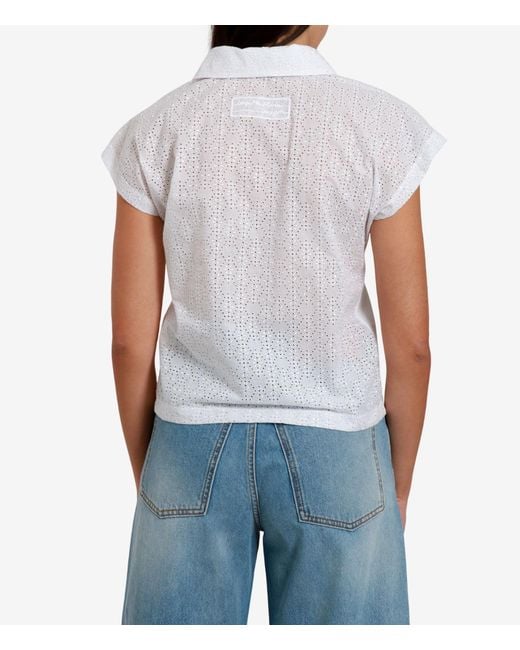 MSGM T-shirts En Polo's Wit in het White