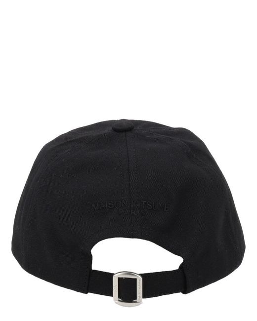 Maison Kitsuné Black Cappello "Dressed Fox"