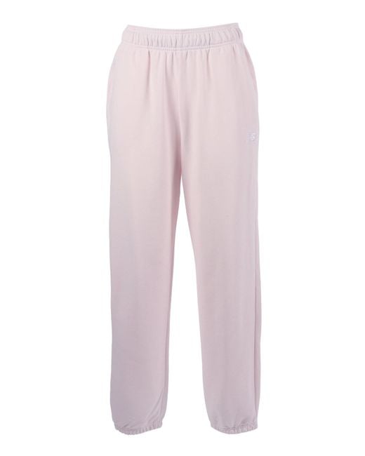 New Balance Pink Sport Essentials French Terry Jogger Salt