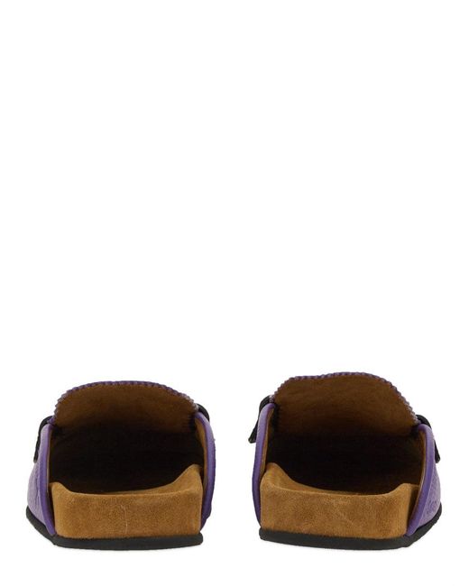 COLLEGE Purple Sabot With Iconic "X"