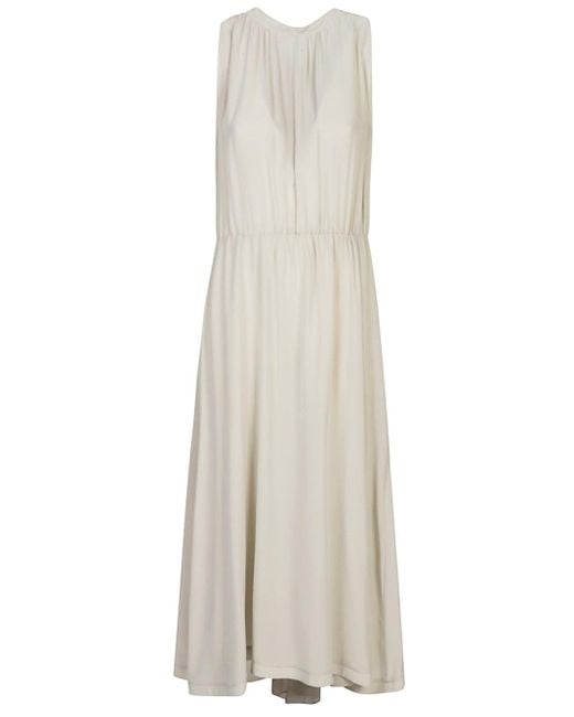 CRI.DA White Silk Midi Dress