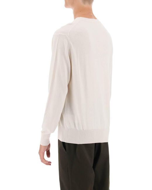 Pullover In Cotone Organico E Cashmere di Vivienne Westwood in White da Uomo