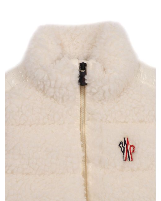 Moncler Wit Vest in het Natural
