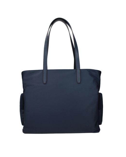 Michael Kors Blue Khai Shoulder Bag Fabric