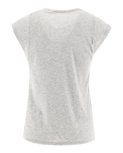 FRAME Gray Le Mid Rise Muscle T Shirt