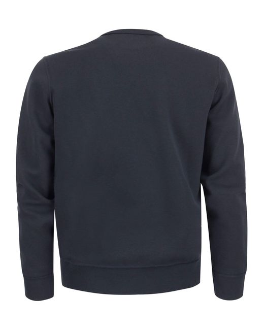 Polo Ralph Lauren Double Strick Crew Neck Sweatshirt in Blue für Herren