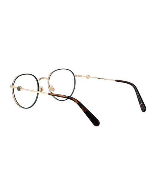 Moncler Black Round Optical Ml5135 032 for men