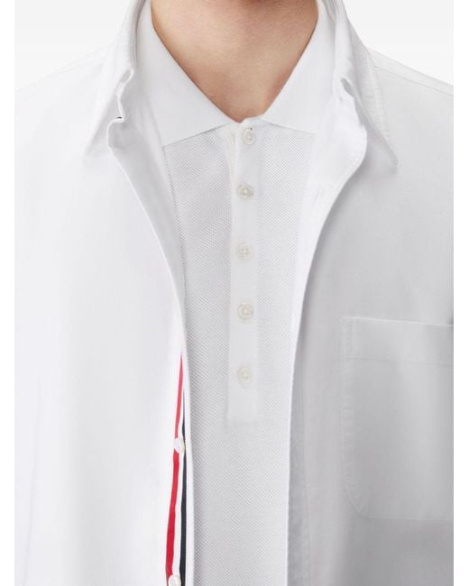 Thom Browne White Polo Shirts for men