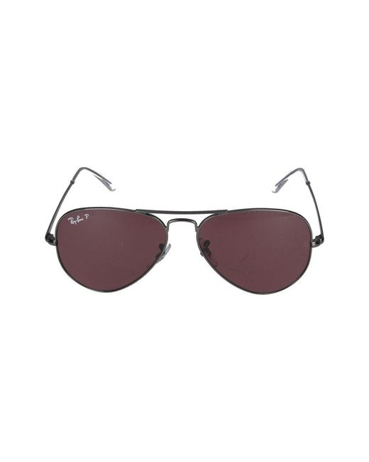 Lunettes de soleil 0 RB3689 004 / AF / 14/140 Ray-Ban en coloris Purple