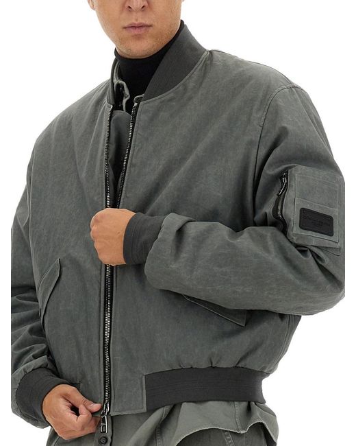Dolce & Gabbana Gray Classic Bomber Jacket for men