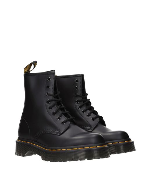 Dr. Martens Black Dr. Martens Stivaletti Donna Pelle Nero for men
