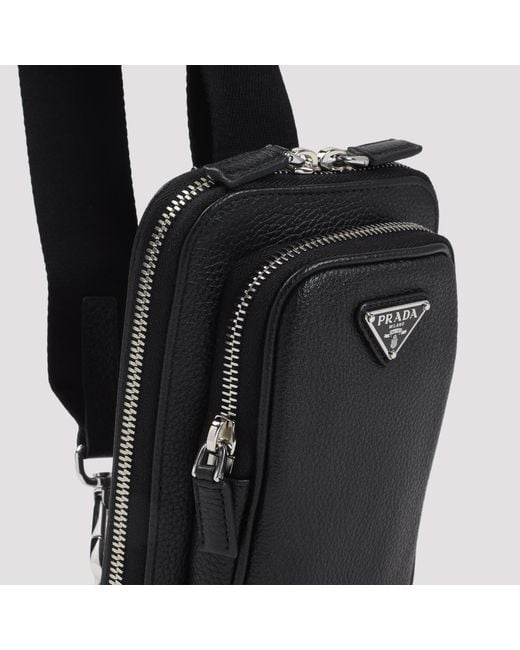 Prada Black Iphone Holder