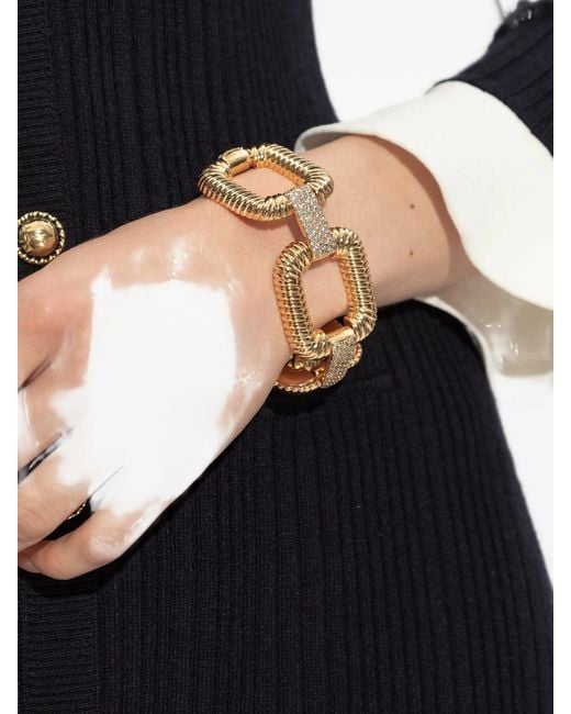 Self-Portrait Metallic Knocker Bracelet